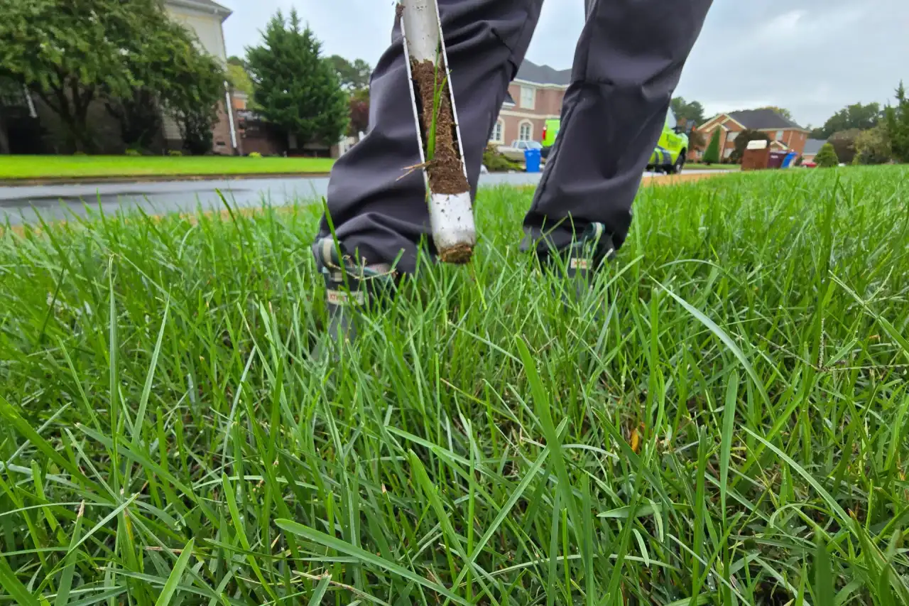 Lawn soil testing in Hampton Roads