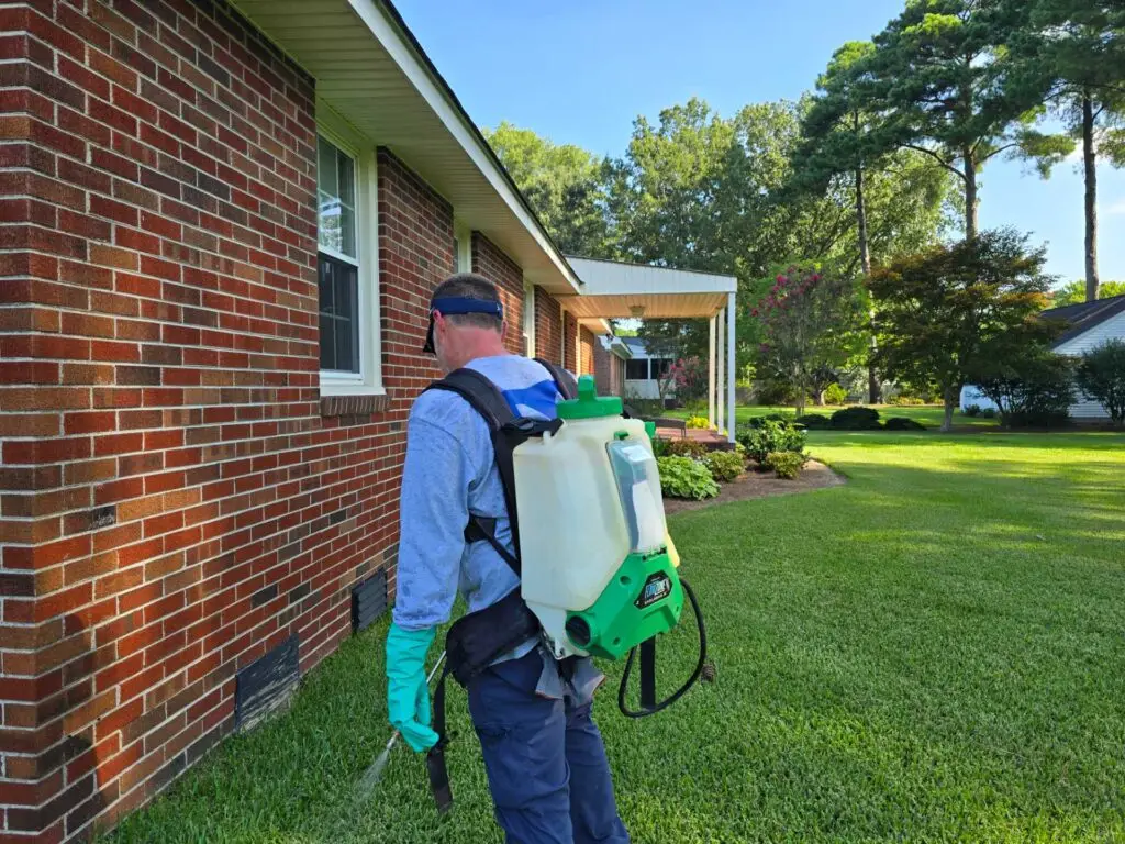 Pest Control Spray Near House